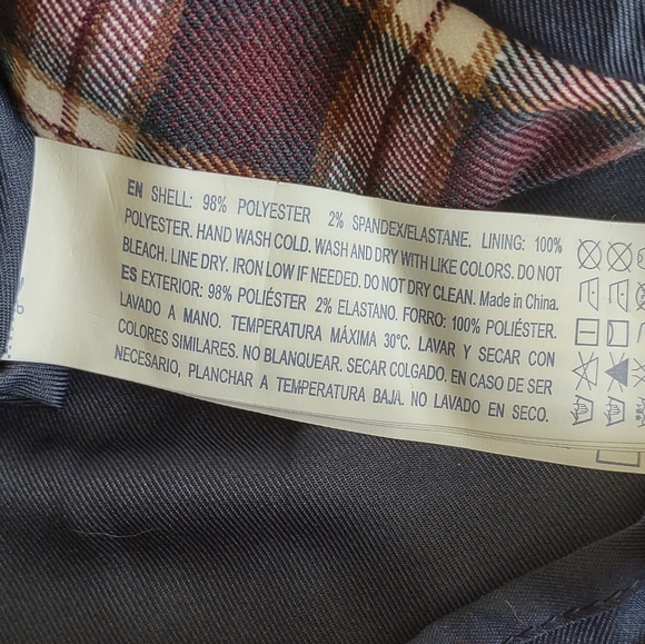 Red pleated plaid skirt by Forever 21 28" - Picture 4 of 5